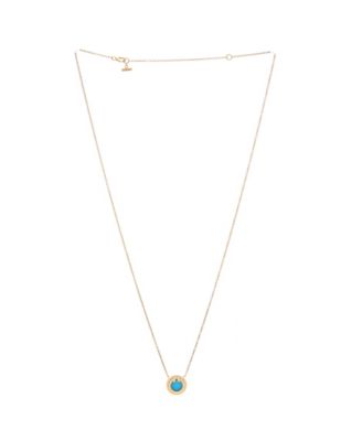 T Circle Pendant Necklace