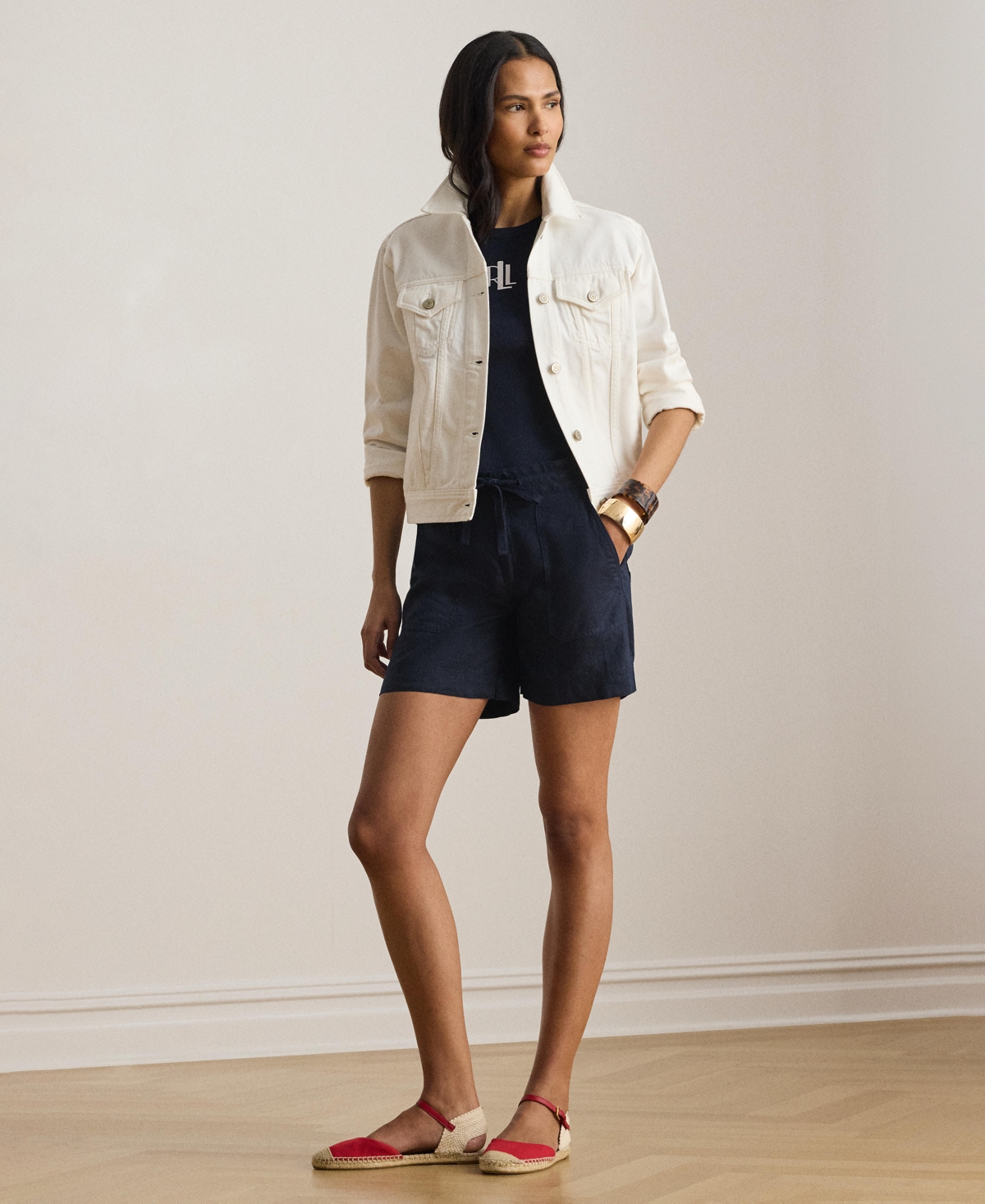 Lauren Ralph Women's Denim Trucker Jacket