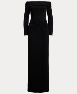 Women's Rib-Knit Off-The-Shoulder Gown