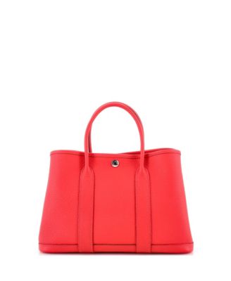 30 Garden Party Tote Leather