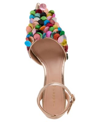 Women's Flora-S Pailette Embellished Pointed Toe Two-Piece Pumps