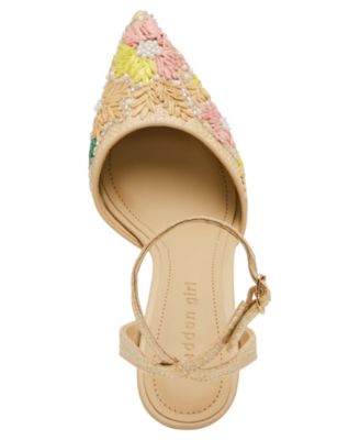 Women's Flora Embellished Pointed Toe Two-Piece Pumps