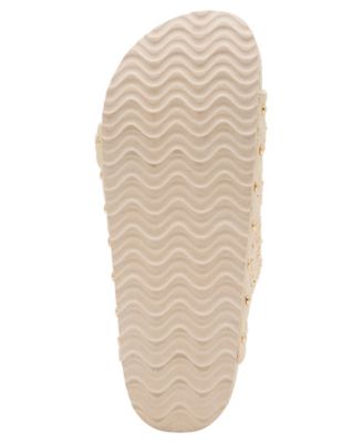 Women's Babes-RF Double-Strap Round Toe Flatform Footbed Sandals