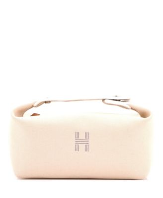 Pre-Owned HERMES PM Bride-A-Brac Travel Case Toile