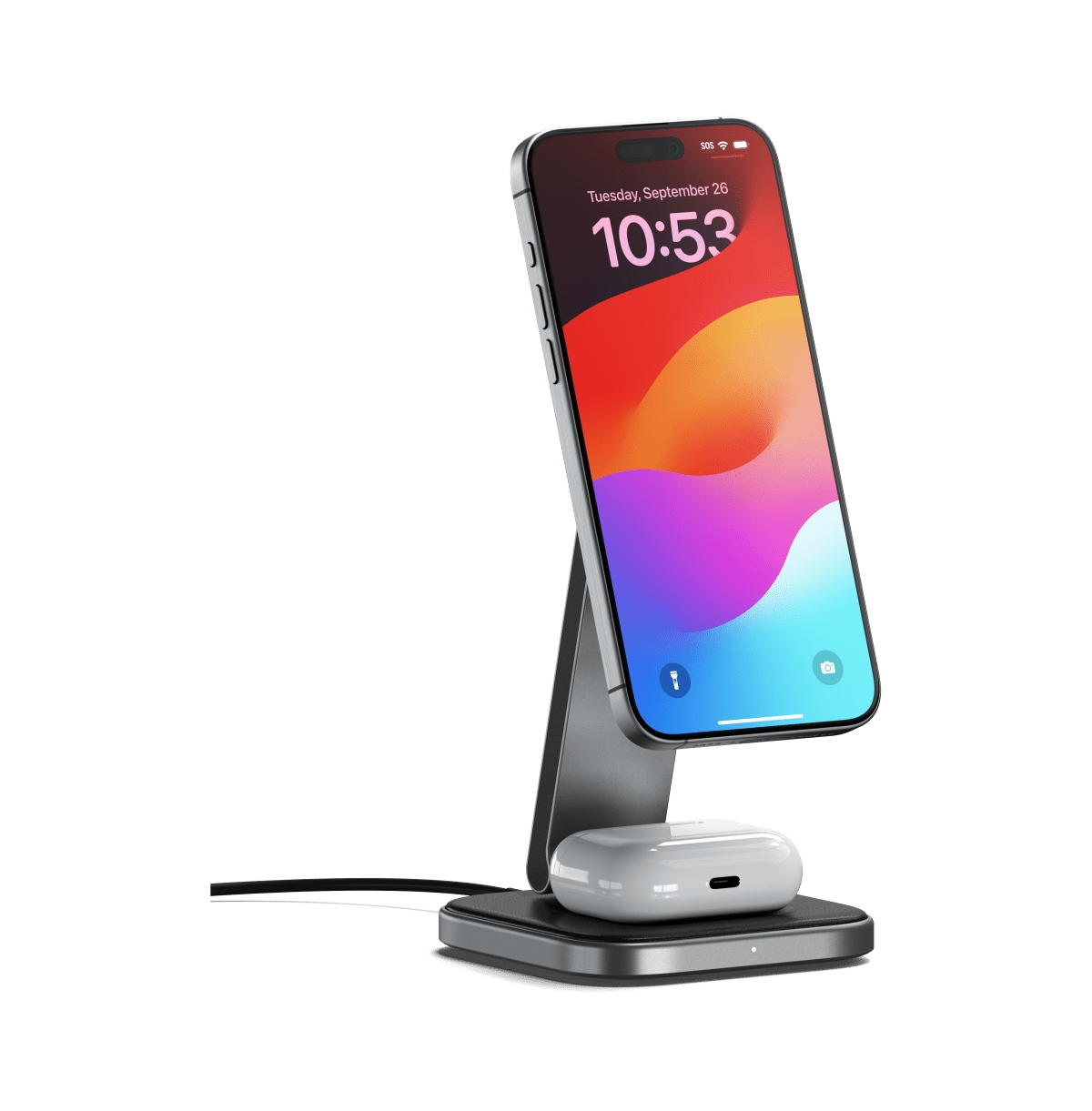 Satechi 2 in 1 Foldable Qi2 Wireless Charging Stand
