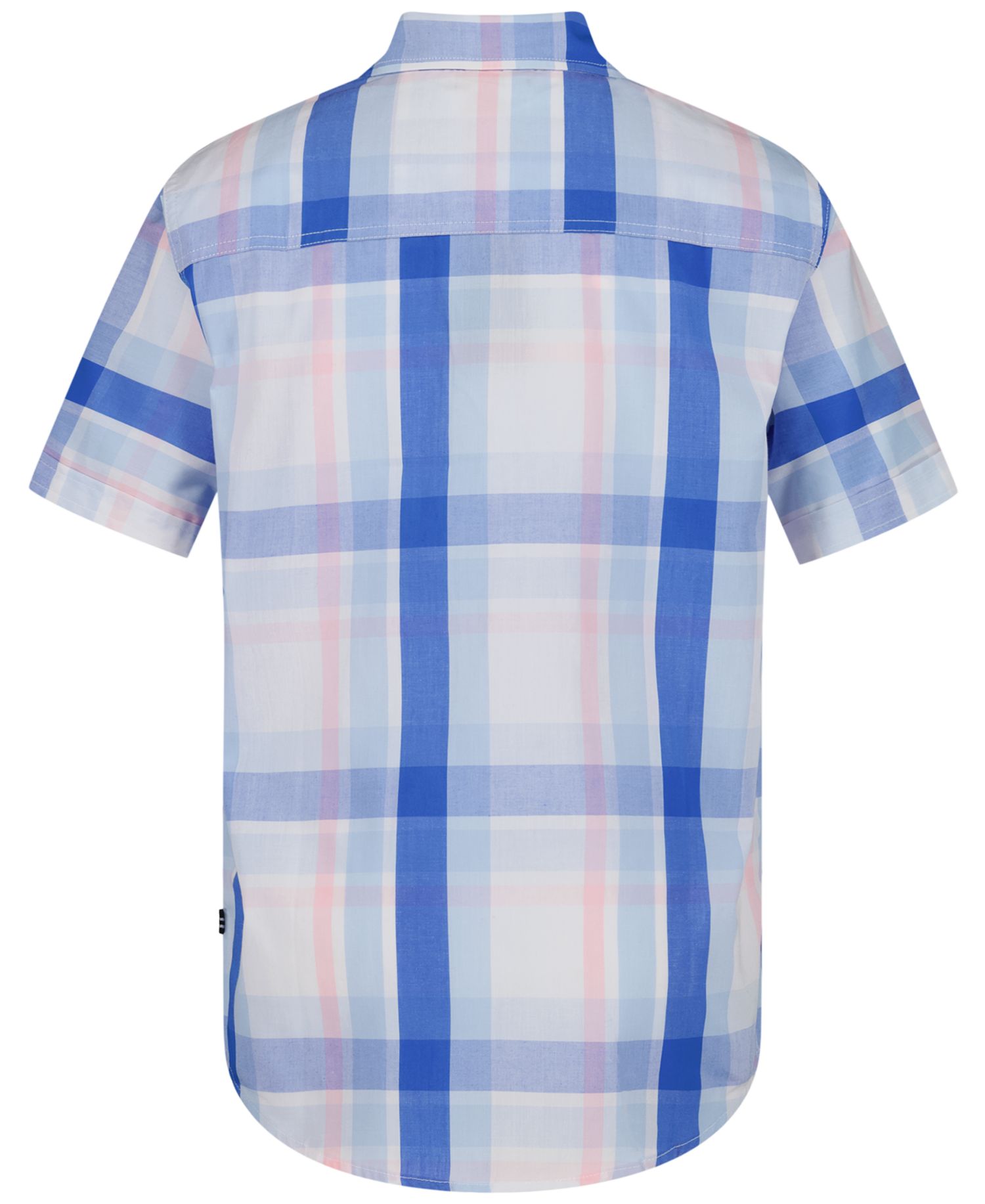 Boys' 8-20 Americana Plaid Short-Sleeve Woven Shirt