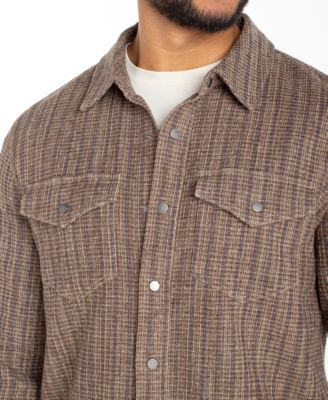 Men's Button-Front Overshirt