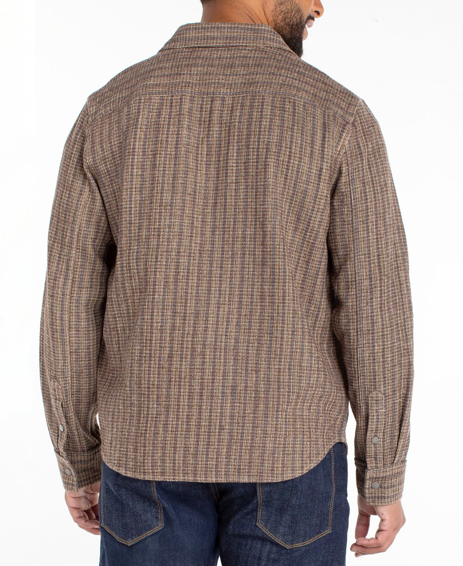 Men's Button-Front Overshirt