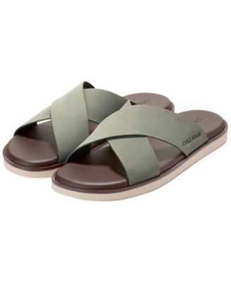 Men's Nantucket Round-Toe Cross Strap Sandals