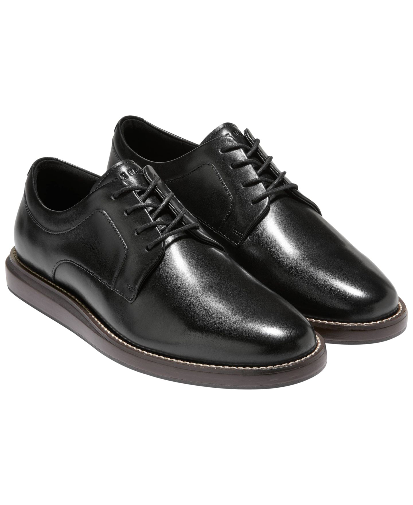 Мужские туфли Cole Haan Grand Neoclassic Round-Toe Oxford, цвет: Чёрный — фото 8