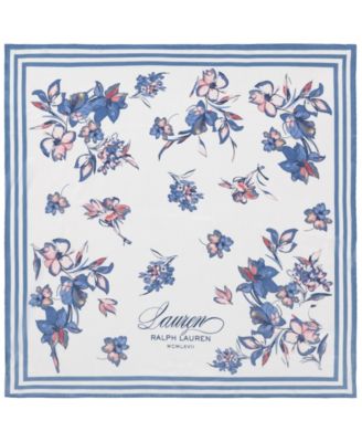 Floral Square Scarf