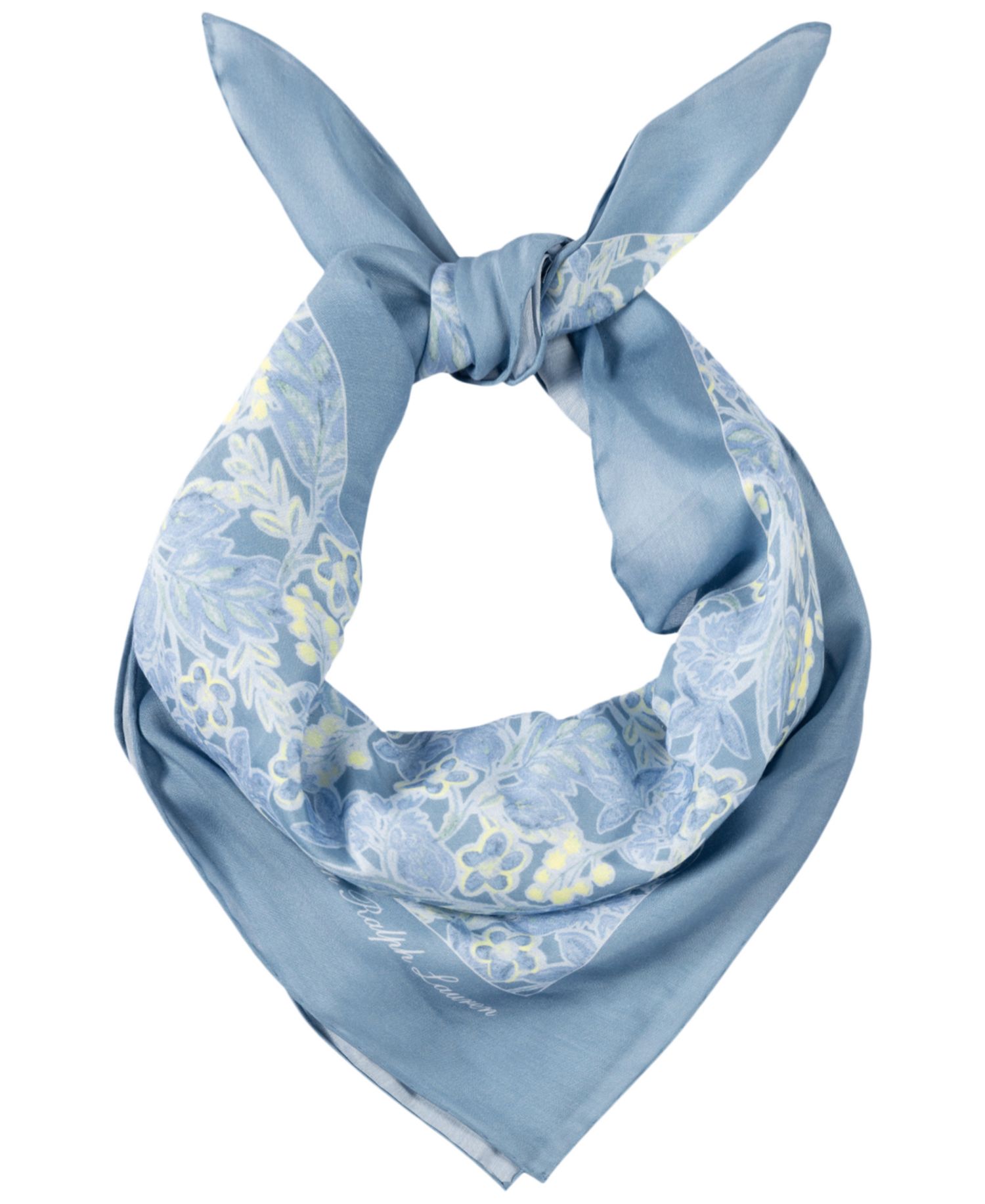 Summer Floral Small Square Scarf