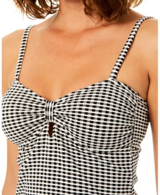Women's Keyhole Over The Shoulder Tankini Top