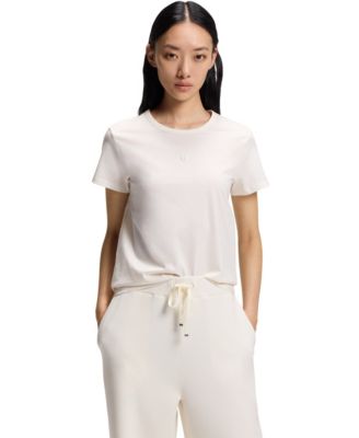 BOSS by Women's Mercerized Cotton Regular-Fit T-Shirt