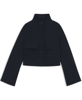 BOSS by Women's Wrinkle-Resistant Crepe Modern-Fit Blazer