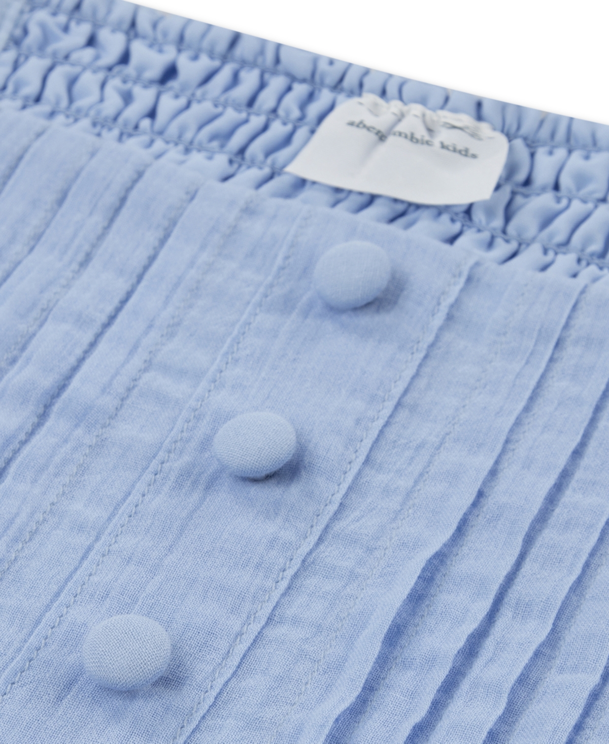 abercrombie kids Girls' Pintuck Square Neck Mini Dress