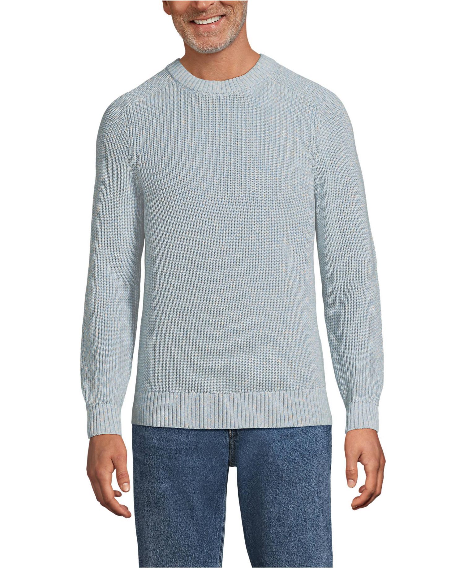 Men's Long Sleeve Drifter Marl Crewneck Sweater