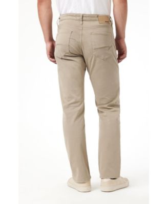 Men's Matt Relaxed Straight Leg In Sand Casual Twill