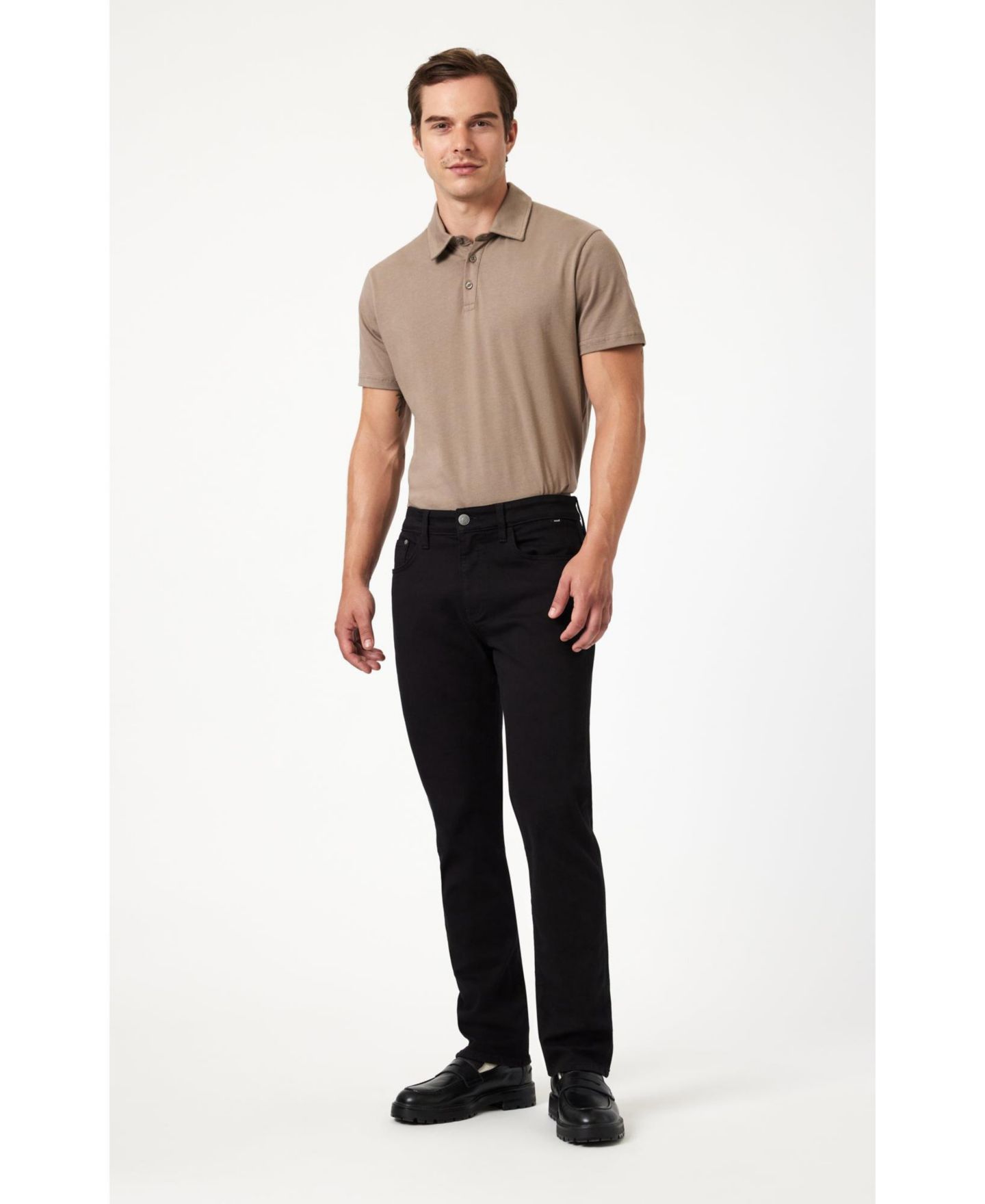 Мужские джинсы Mavi Jeans Jake Regular Rise Skinny Leg, цвет: Чёрный синий — фото 2