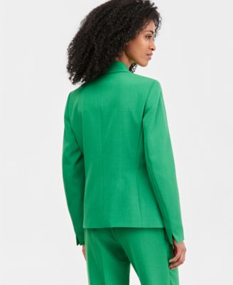 Petite Two-Button Notch Collar Jacket