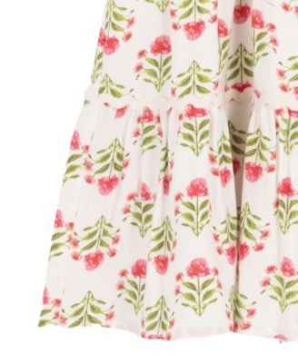 Girls' 2T-6X Smocked Tiered Dress