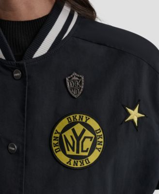 Women's 1989 Pins & Patches Snap-Front Varsity Jacket