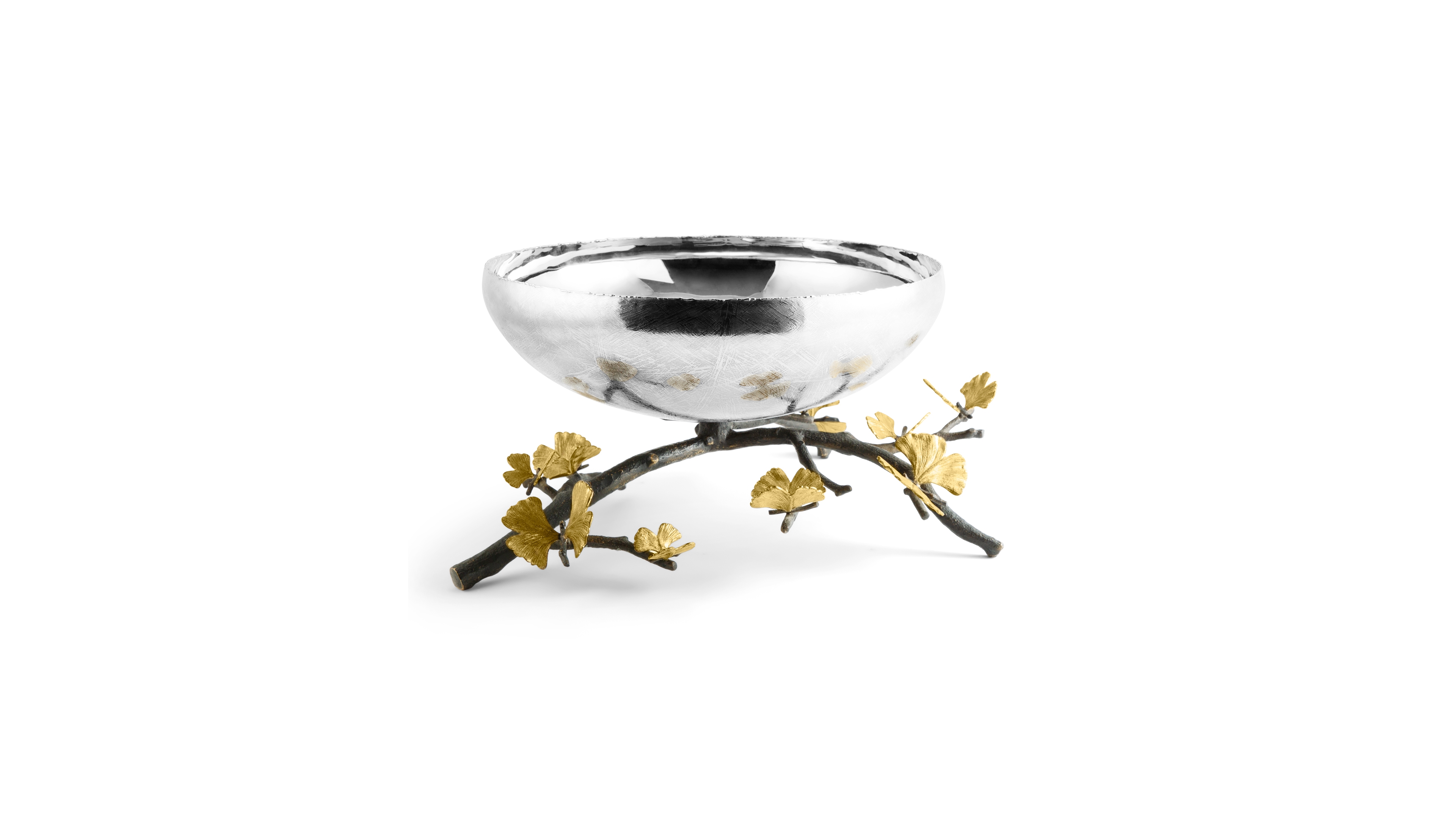 Michael Aram Butterfly Ginkgo Large Footed Centerpiece Bowl