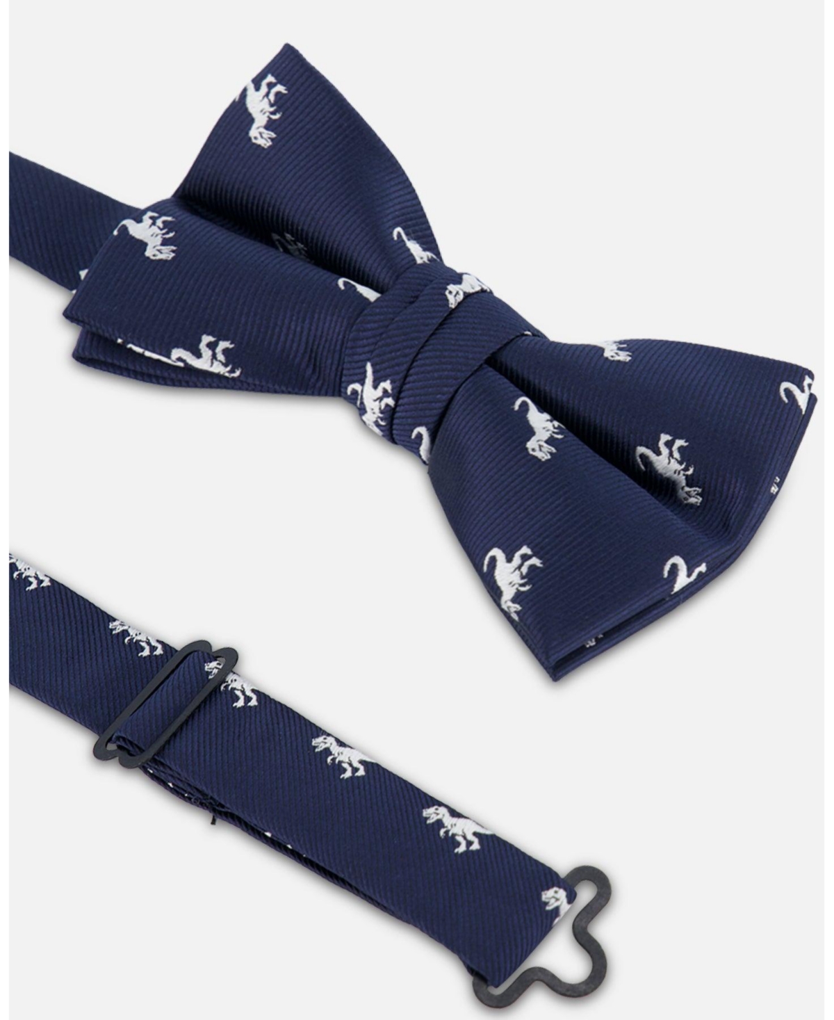 Deux par Boy Bow Tie Blue Dino Print - Toddler|Child