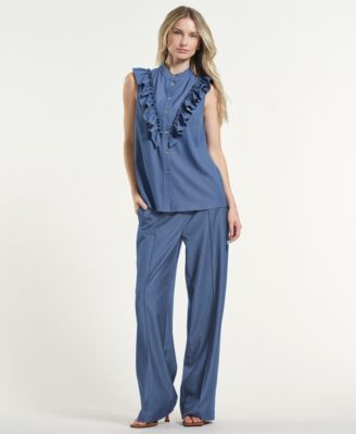 Women's Mandarin Collar Top