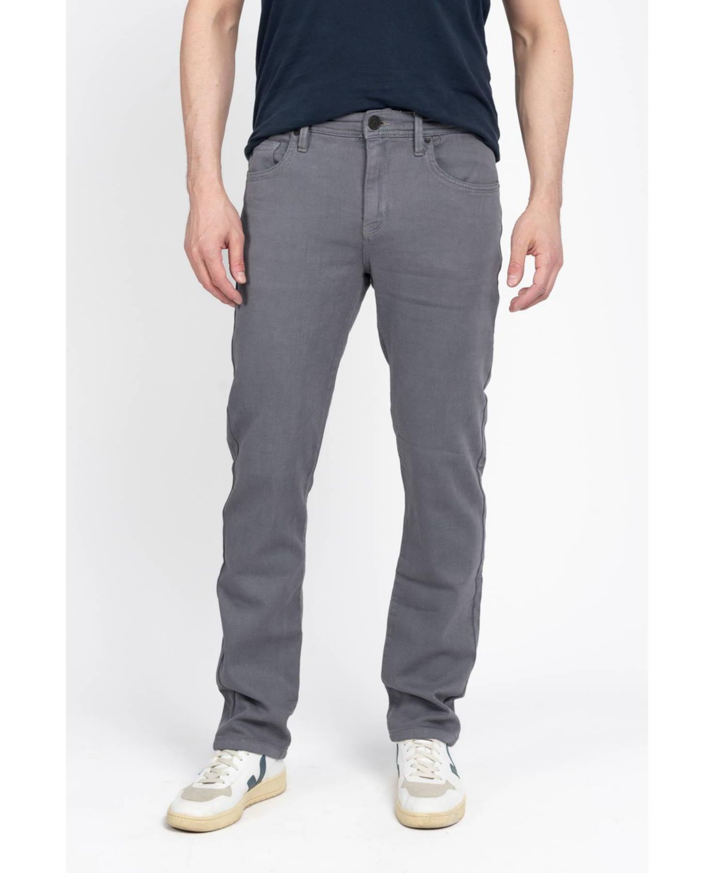 Мужские джинсы Jack Of Spades Jack Fit Grey Denim, цвет: Серый — фото 1