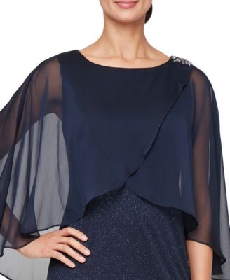 Women's Long Glitter Mesh Dress