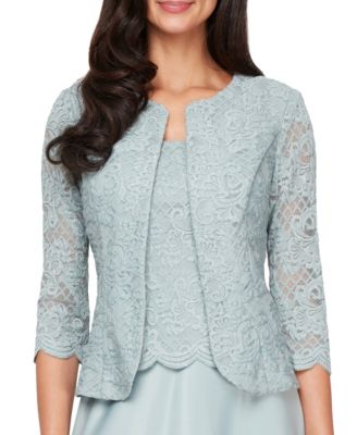 Lace Jacket & Lace-Top Gown
