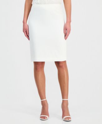 Women's Pebble Crepe Pencil Skirt