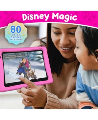 K80A 8" Kids Learning Tablets, Disney eBook Pre-Installed, Android 13, 32GB, Kid-Proof Case & Stylus