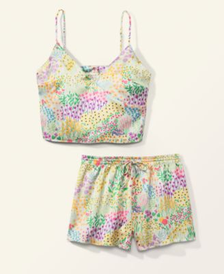 Flower Show Women's Flower Field Print Pajamas Set