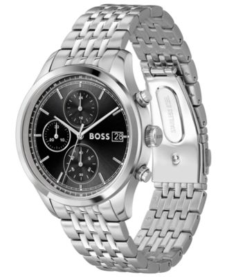 Men's Stratus Quartz Chrono Stainless Steel Watch, 41mm