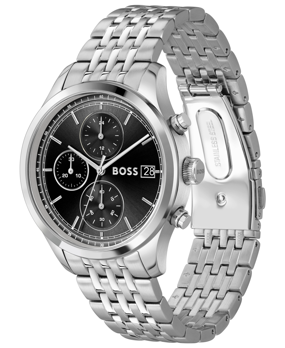 Hugo Boss Men's Stratus Quartz Chrono Stainless Steel Watch