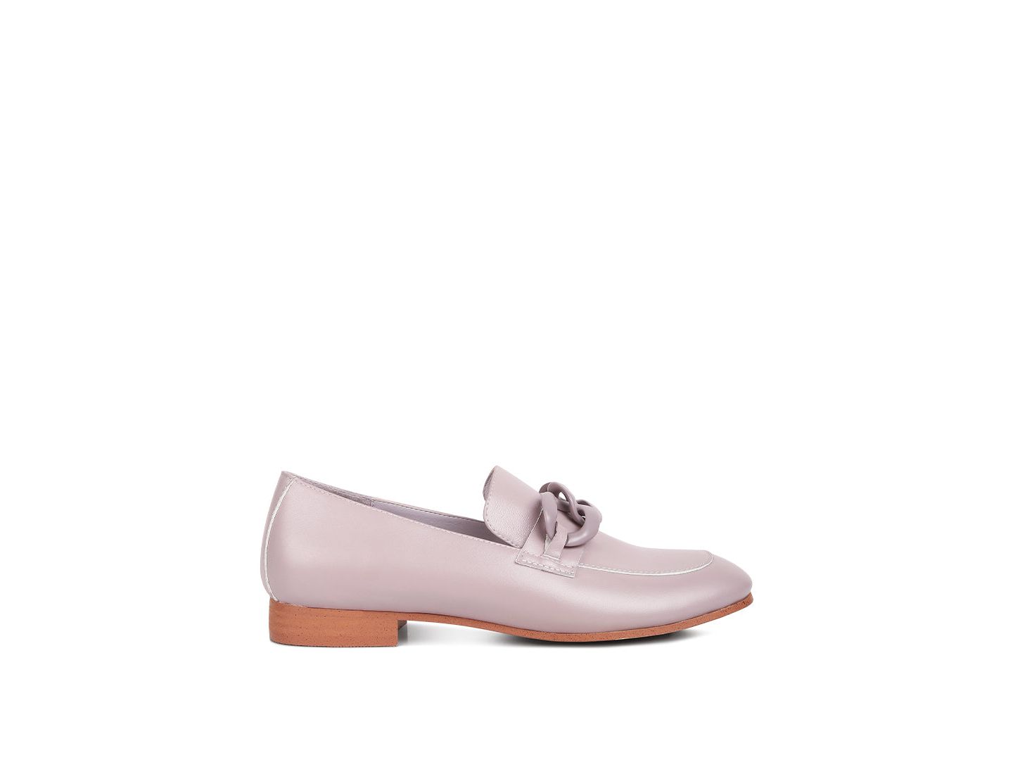Женские туфли Rag & Co Merva Chunky Chain Leather, цвет: Фиолетовый — фото 4