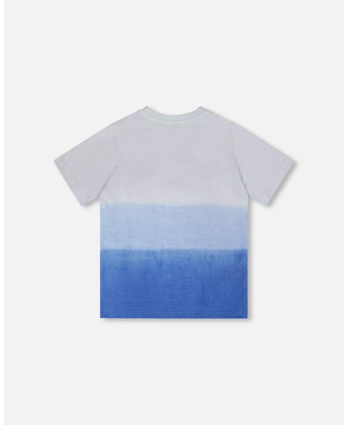 Deux par Boy Cotton Jersey T-Shirt with Print Gradient - Toddler