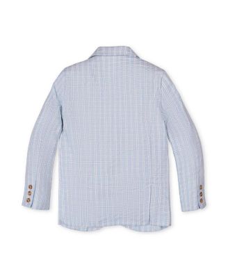 Little and Big Boys' Organic Classic Seersucker Suit Jacket