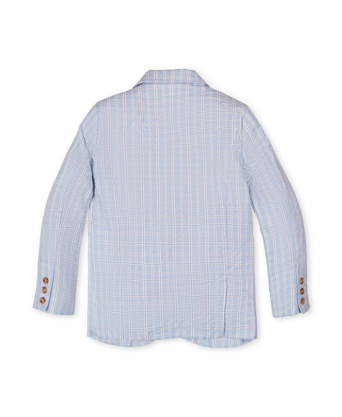 Hope & Henry Little and Big Boys' Organic Classic Seersucker Suit Jacket