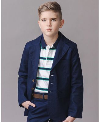 Little and Big Boys' Linen Suit Jacket