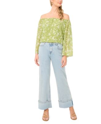 Women's Off The Shoulder Long-Sleeve Top