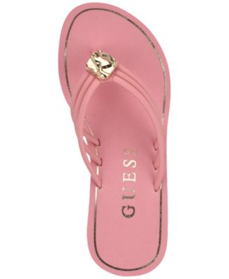 Women's Sabrie Ornamented Platform Thong Wedge Sandal