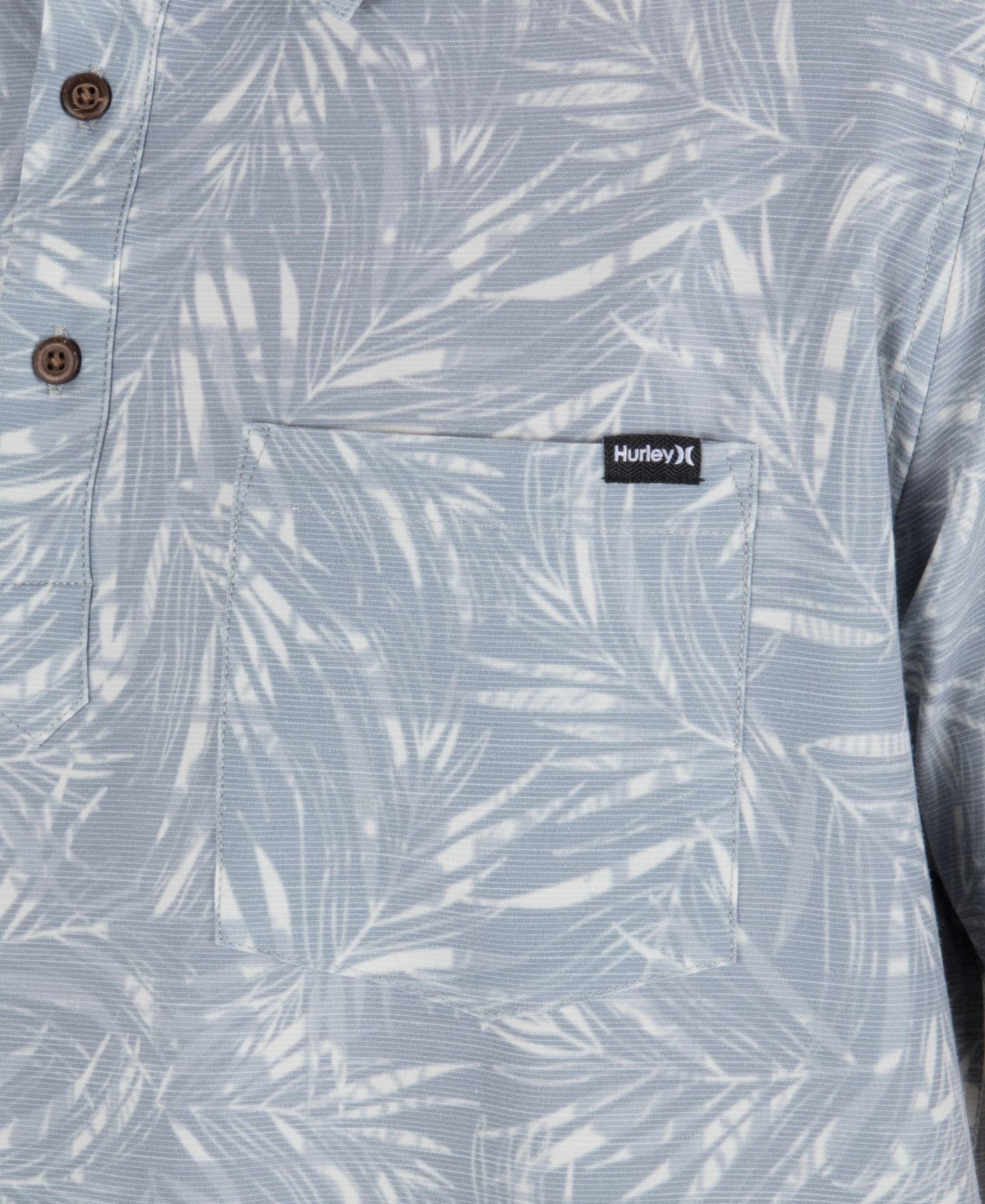 Мужской свитер Hurley Newport Pullover Short-Sleeve Shirt, цвет: Particle — фото 4