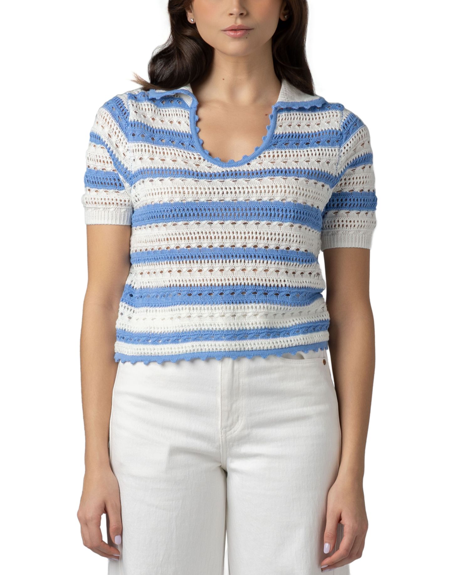 Women's V-Neck Polo Shirt