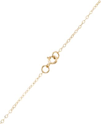 Textured Heart Pendant Necklace in 10k Yellow Gold