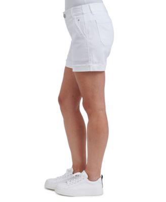 Petite High-Rise Elastic Waistband Shorts