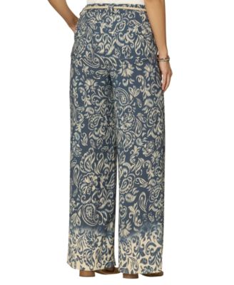 Petite Pleated Wide Leg Pants