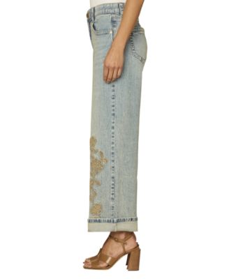 Petite High-Rise Wide Leg Jeans